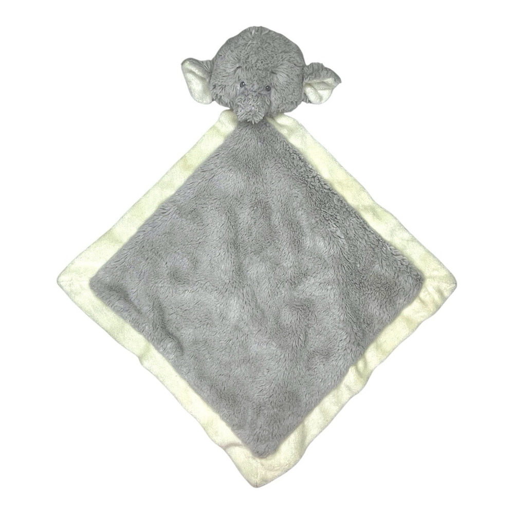 Baby Ganz Emerson Elephant Lovey Security Blanket Toy Gray Cream 13ā NO TAGS